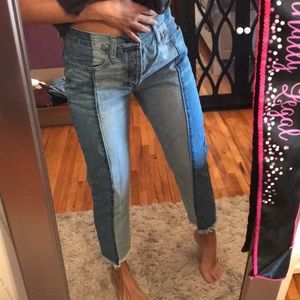 AE Button fly festival jeans